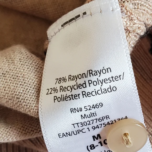 NWT Time and Tru Leopard Print Cardigan Women's XL Longsleeve Button Up - Picture 3 of 7